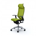 Эргономичные Кресла OKAMURA CP Polished Frame Chair Lime Green Япония